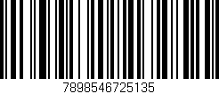 Código de barras (EAN, GTIN, SKU, ISBN): '7898546725135'