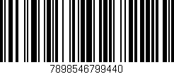 Código de barras (EAN, GTIN, SKU, ISBN): '7898546799440'