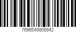 Código de barras (EAN, GTIN, SKU, ISBN): '7898548805842'