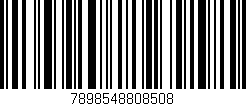 Código de barras (EAN, GTIN, SKU, ISBN): '7898548808508'
