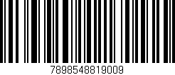 Código de barras (EAN, GTIN, SKU, ISBN): '7898548819009'