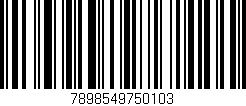 Código de barras (EAN, GTIN, SKU, ISBN): '7898549750103'