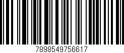 Código de barras (EAN, GTIN, SKU, ISBN): '7898549756617'