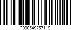 Código de barras (EAN, GTIN, SKU, ISBN): '7898549757119'