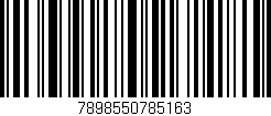 Código de barras (EAN, GTIN, SKU, ISBN): '7898550785163'