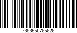 Código de barras (EAN, GTIN, SKU, ISBN): '7898550785828'