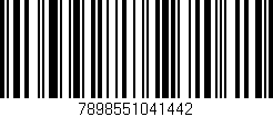 Código de barras (EAN, GTIN, SKU, ISBN): '7898551041442'
