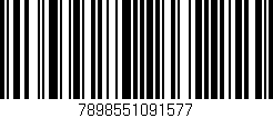 Código de barras (EAN, GTIN, SKU, ISBN): '7898551091577'