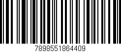 Código de barras (EAN, GTIN, SKU, ISBN): '7898551864409'