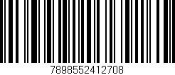 Código de barras (EAN, GTIN, SKU, ISBN): '7898552412708'