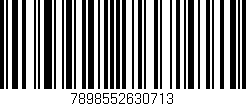 Código de barras (EAN, GTIN, SKU, ISBN): '7898552630713'