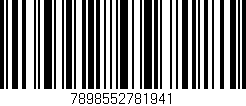 Código de barras (EAN, GTIN, SKU, ISBN): '7898552781941'