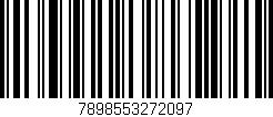 Código de barras (EAN, GTIN, SKU, ISBN): '7898553272097'