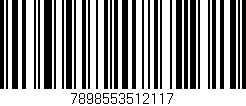 Código de barras (EAN, GTIN, SKU, ISBN): '7898553512117'