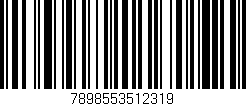 Código de barras (EAN, GTIN, SKU, ISBN): '7898553512319'