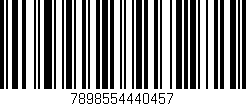 Código de barras (EAN, GTIN, SKU, ISBN): '7898554440457'