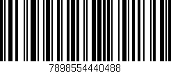 Código de barras (EAN, GTIN, SKU, ISBN): '7898554440488'