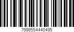 Código de barras (EAN, GTIN, SKU, ISBN): '7898554440495'