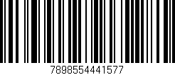 Código de barras (EAN, GTIN, SKU, ISBN): '7898554441577'
