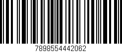 Código de barras (EAN, GTIN, SKU, ISBN): '7898554442062'