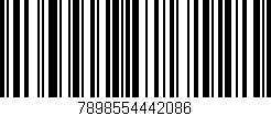 Código de barras (EAN, GTIN, SKU, ISBN): '7898554442086'
