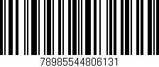 Código de barras (EAN, GTIN, SKU, ISBN): '78985544806131'