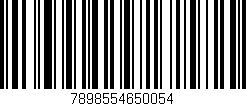 Código de barras (EAN, GTIN, SKU, ISBN): '7898554650054'