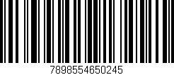 Código de barras (EAN, GTIN, SKU, ISBN): '7898554650245'