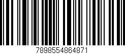 Código de barras (EAN, GTIN, SKU, ISBN): '7898554864871'