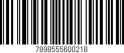 Código de barras (EAN, GTIN, SKU, ISBN): '7898555600218'