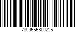Código de barras (EAN, GTIN, SKU, ISBN): '7898555600225'