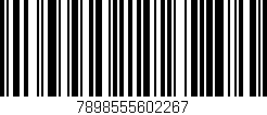 Código de barras (EAN, GTIN, SKU, ISBN): '7898555602267'