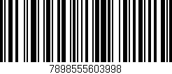 Código de barras (EAN, GTIN, SKU, ISBN): '7898555603998'