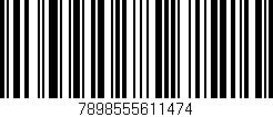 Código de barras (EAN, GTIN, SKU, ISBN): '7898555611474'