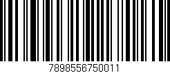 Código de barras (EAN, GTIN, SKU, ISBN): '7898556750011'