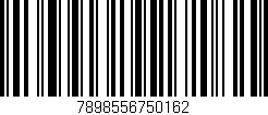 Código de barras (EAN, GTIN, SKU, ISBN): '7898556750162'