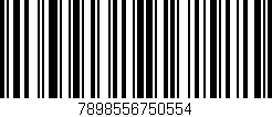 Código de barras (EAN, GTIN, SKU, ISBN): '7898556750554'