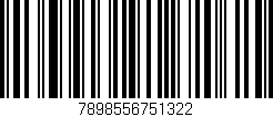 Código de barras (EAN, GTIN, SKU, ISBN): '7898556751322'