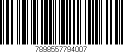 Código de barras (EAN, GTIN, SKU, ISBN): '7898557794007'