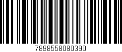 Código de barras (EAN, GTIN, SKU, ISBN): '7898558080390'