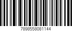 Código de barras (EAN, GTIN, SKU, ISBN): '7898558081144'