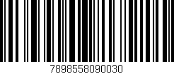 Código de barras (EAN, GTIN, SKU, ISBN): '7898558090030'