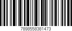Código de barras (EAN, GTIN, SKU, ISBN): '7898558381473'