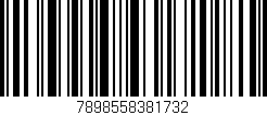 Código de barras (EAN, GTIN, SKU, ISBN): '7898558381732'