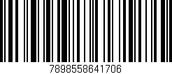 Código de barras (EAN, GTIN, SKU, ISBN): '7898558641706'