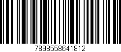 Código de barras (EAN, GTIN, SKU, ISBN): '7898558641812'