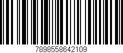Código de barras (EAN, GTIN, SKU, ISBN): '7898558642109'