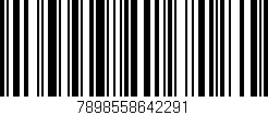 Código de barras (EAN, GTIN, SKU, ISBN): '7898558642291'