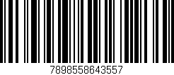 Código de barras (EAN, GTIN, SKU, ISBN): '7898558643557'