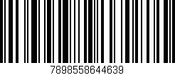 Código de barras (EAN, GTIN, SKU, ISBN): '7898558644639'